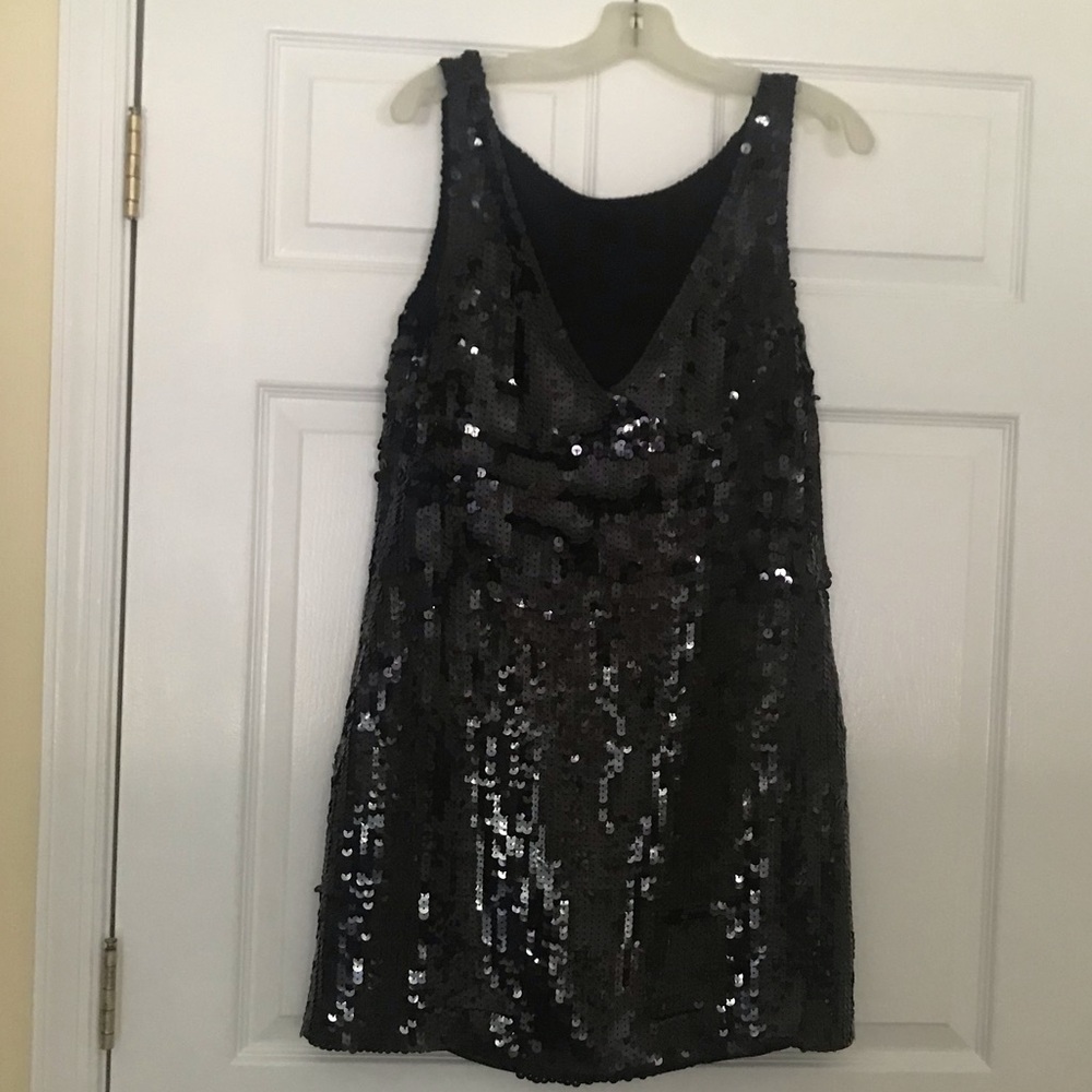 Banana Republic Black Sequin Dress - Picture 2 of 4